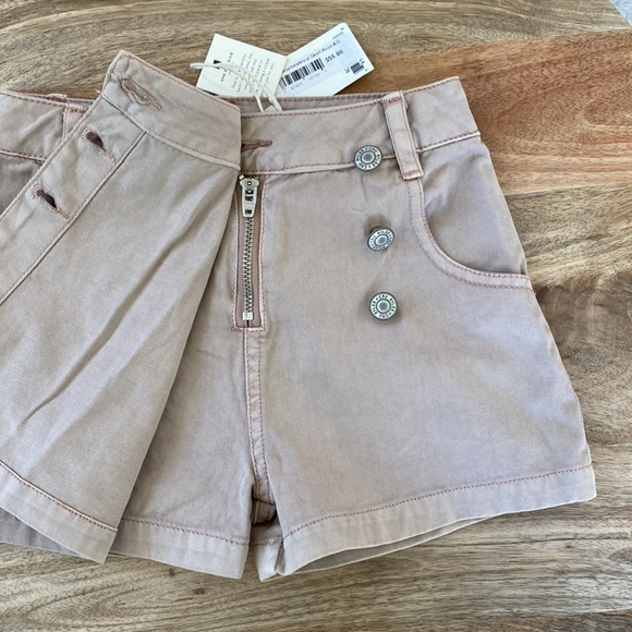 Rylee + Cru Asymmetrical Skort l Rose 4-5 - Picture 7 of 13